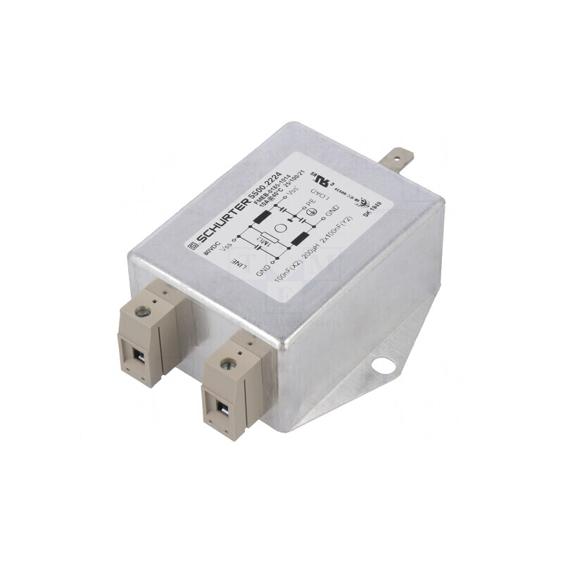Filtru Anti-Interferențe 10A 100nF 0,2mH Poli 1 | Electronic-mag.ro | Componente Electronice