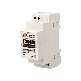 Alimentator Pulsatoriu 30W 24V 1,25A DIN | Electronic-mag.ro | Componente Electronice