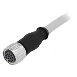 Mufă M12 PIN 12 Mamă DeviceNet/CANopen 2m Drept | Electronic-mag.ro | Componente Electronice