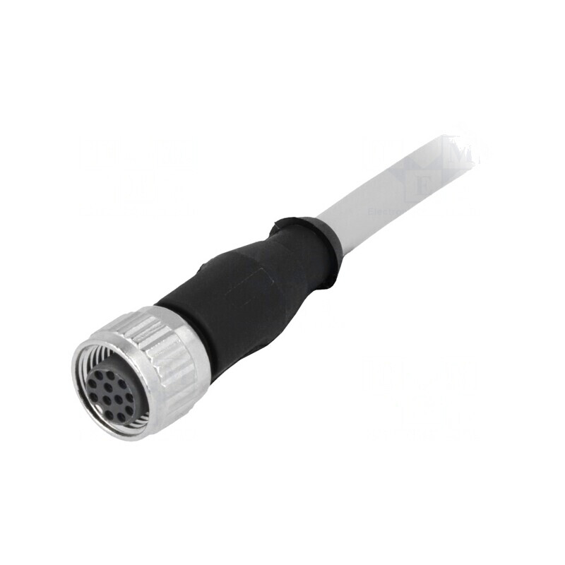 Mufă M12 PIN 12 Mamă DeviceNet/CANopen 2m Drept | Electronic-mag.ro | Componente Electronice