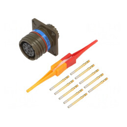 Conector Militar Dimensiune 13 Oliv MIL-DTL-38999 Series III | Electronic-mag.ro | Componente Electronice