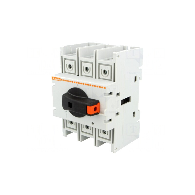 Separator-întrerupător Poli 3 pentru șină DIN cu șurub 63A | Electronic-mag.ro | Componente Electronice