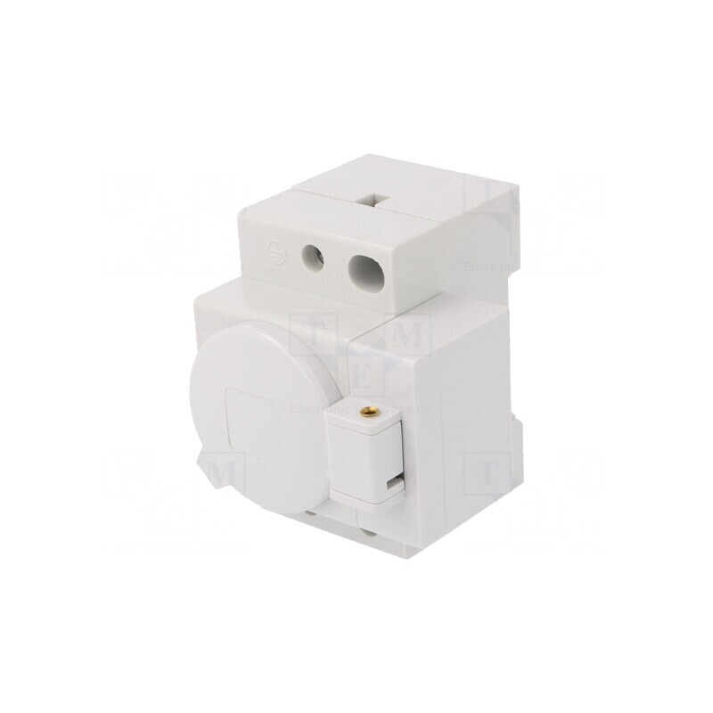 Priză Schuko 230VAC 16A pentru şină DIN | Electronic-mag.ro | Componente Electronice