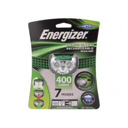 Lanternă LED Etanșă pentru Cască 400lm Verde | Electronic-mag.ro | Componente Electronice