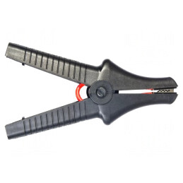 Bornă crocodil 32A neagră cu izolaţie 43mm 11kV | Electronic-mag.ro | Componente Electronice