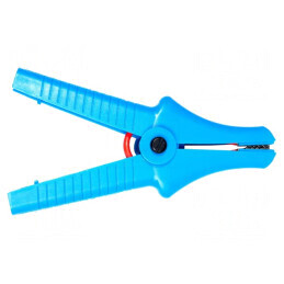 Bornă crocodil 32A albastră 43mm 11kV | Electronic-mag.ro | Componente Electronice