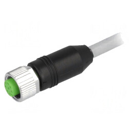 Cablu de conectare M12 8 pini 3m 30VAC 2A | Electronic-mag.ro | Componente Electronice