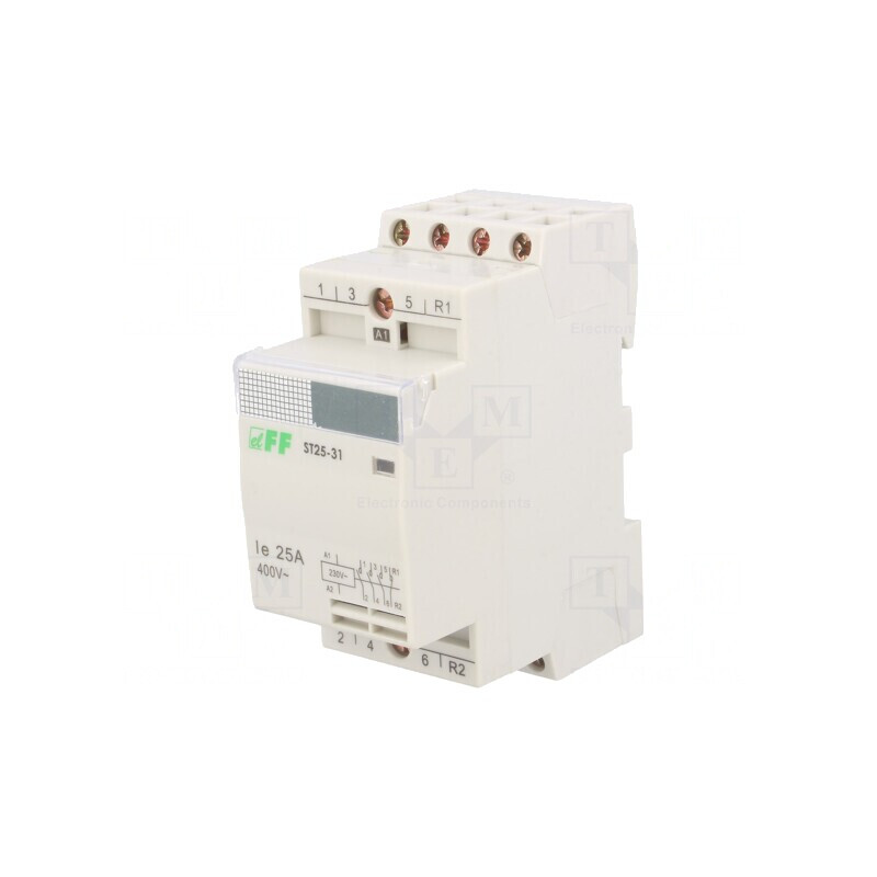 Contactor 4P 25A 230VAC IP20 | Electronic-mag.ro | Componente Electronice