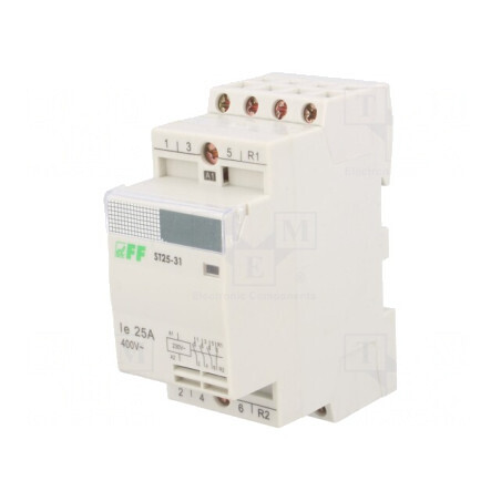 Contactor 4P 25A 230VAC IP20 | Electronic-mag.ro | Componente Electronice