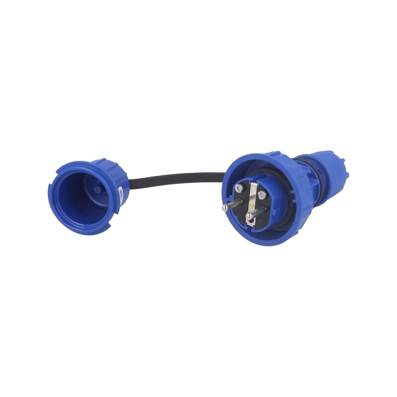 Conector de Alimentare AC 250V 16A Albastru | Electronic-mag.ro | Componente Electronice