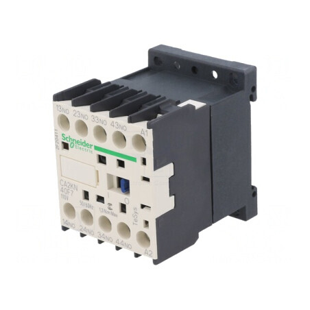 Contactor 4-polar NO x4 110VAC 10A DIN CA2KN40F7 | Electronic-mag.ro | Componente Electronice