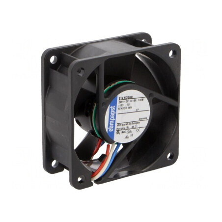 Ventilator axial 24V 60x60x25mm 56m3/h 43dBA | Electronic-mag.ro | Componente Electronice