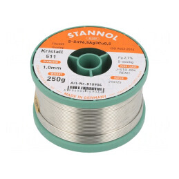 Sârmă de lipit fără plumb 1mm 0,25kg | Electronic-mag.ro | Componente Electronice