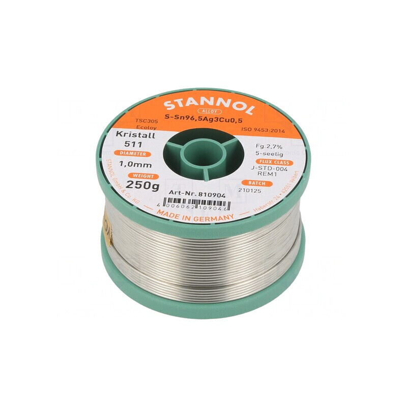 Sârmă de lipit fără plumb 1mm 0,25kg | Electronic-mag.ro | Componente Electronice Sârmă de lipit fără plumb 1mm 0,25kg | Electronic-mag.ro | Componente Electronice