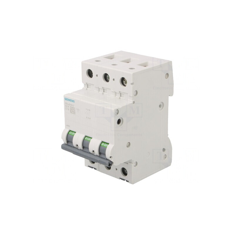 Întrerupător Supracurent 16A 3P 10kA 230/400V | Electronic-mag.ro | Componente Electronice