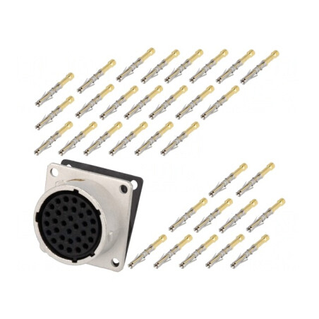Conector Circular Mamă Crimpat PIN 32 IP67 RT360 | Electronic-mag.ro | Componente Electronice