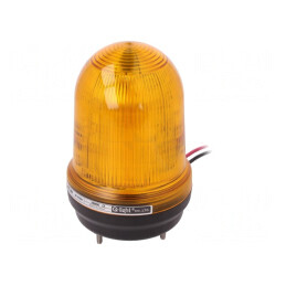 Semnalizator Luminos LED Ambră MFL 10-30VDC | Electronic-mag.ro | Componente Electronice