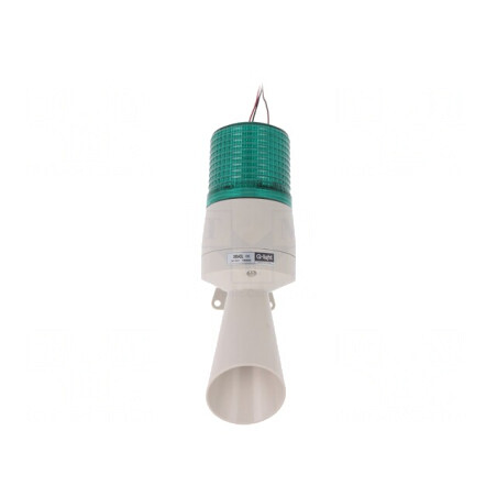 Semnalizator luminos și acustic LED verde 24VDC IP54 | Electronic-mag.ro | Componente Electronice