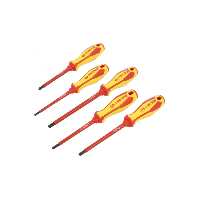 Set Șurubelnițe Izolate Phillips și Plată, 5 Bucăți | Electronic-mag.ro | Componente Electronice