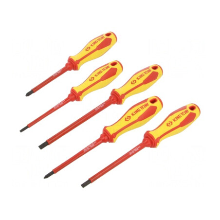 Set Șurubelnițe Izolate Phillips și Plată, 5 Bucăți | Electronic-mag.ro | Componente Electronice