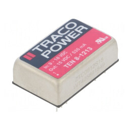 Convertor DC/DC 8W 9-18V la 15V 535mA DIP24 | Electronic-mag.ro | Componente Electronice
