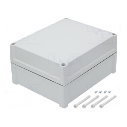 Carcasă Universală TEMPO ABS Gri 239x289x147mm | Electronic-mag.ro | Componente Electronice