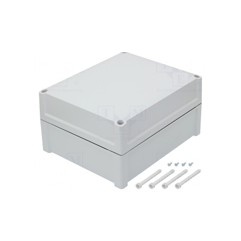 Carcasă Universală TEMPO ABS Gri 239x289x147mm | Electronic-mag.ro | Componente Electronice Carcasă Universală TEMPO ABS Gri 239x289x147mm | Electronic-mag.ro | Componente Electronice