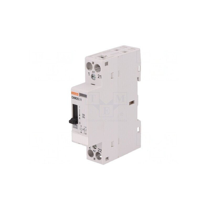 Contactor 2P 20A 220-230V AC/DC | Electronic-mag.ro | Componente Electronice