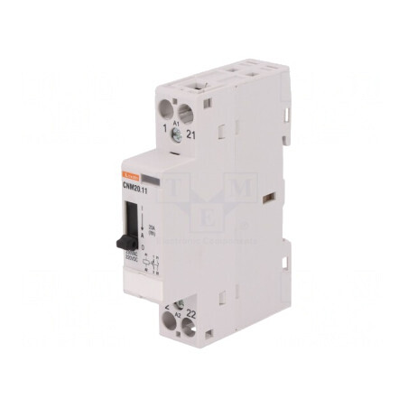 Contactor 2P 20A 220-230V AC/DC | Electronic-mag.ro | Componente Electronice