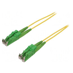 Patch cord fibră 3m galben E2/APC | Electronic-mag.ro | Componente Electronice