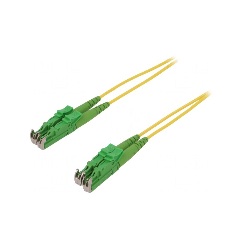Patch cord fibră 3m galben E2/APC | Electronic-mag.ro | Componente Electronice