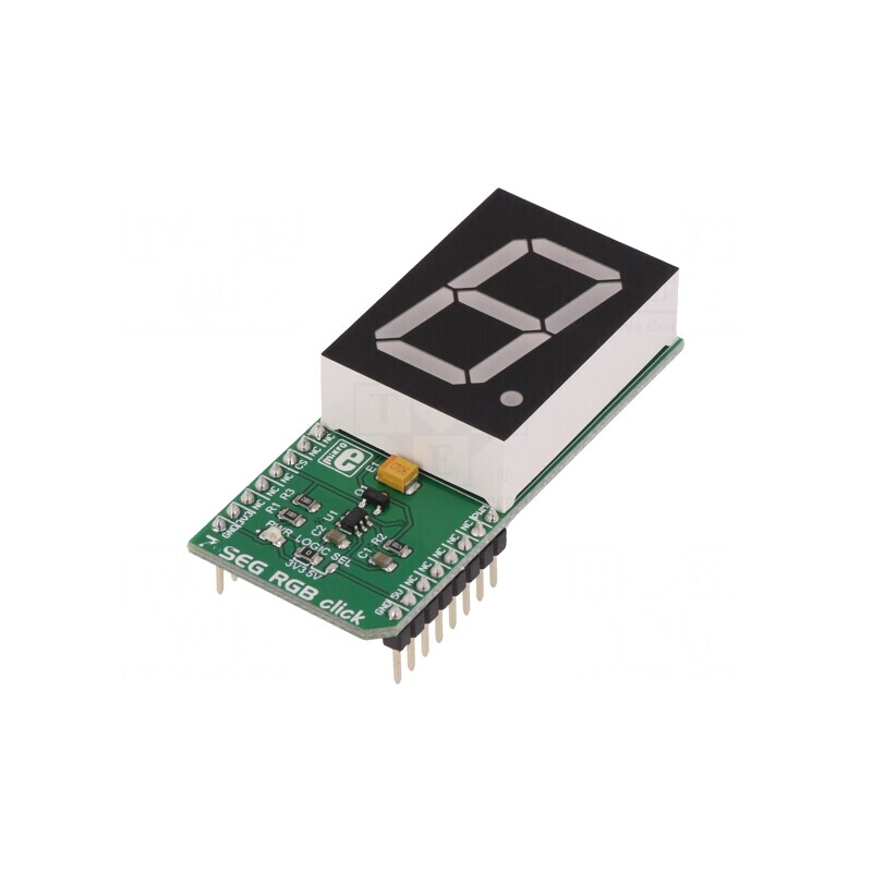 Placă Prototip Afișaj RGB 7-Segment Click | Electronic-mag.ro | Componente Electronice