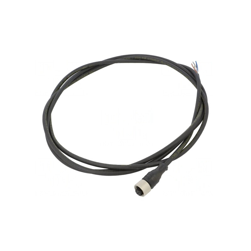 Cablu de Conectare M12 5 PIN 2m 24VAC 4A  | Electronic-mag.ro | Componente Electronice