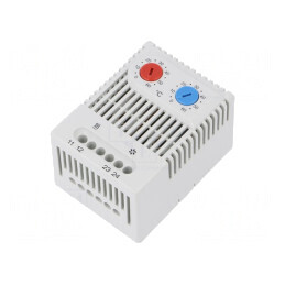 Senzor: termostat | NC + NO | 10A | 250VAC | cleme cu şurub | IP20 | 01172.0-00