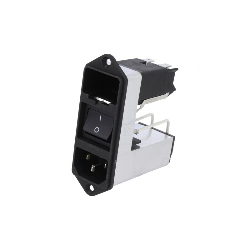 Conector de Alimentare AC 2A 250V IEC 60320 | Electronic-mag.ro | Componente Electronice