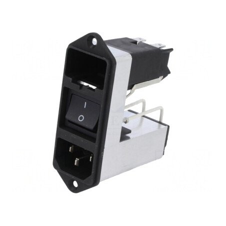 Conector de Alimentare AC 2A 250V IEC 60320 | Electronic-mag.ro | Componente Electronice