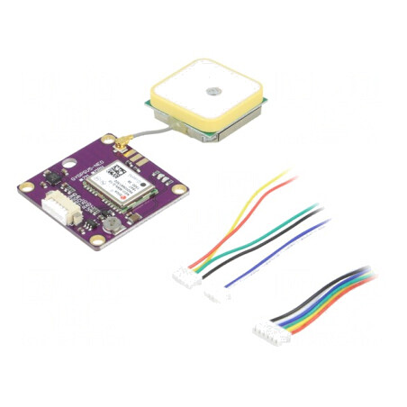 Senzor Poziție GPS cu Antenă 33x33mm 3-5VDC UART 9,6kbps | Electronic-mag.ro | Componente Electronice