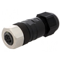 Mufă M12 8-PIN Mamă IP67 pentru DeviceNet/CANopen | Electronic-mag.ro | Componente Electronice