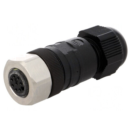Mufă M12 8-PIN Mamă IP67 pentru DeviceNet/CANopen | Electronic-mag.ro | Componente Electronice