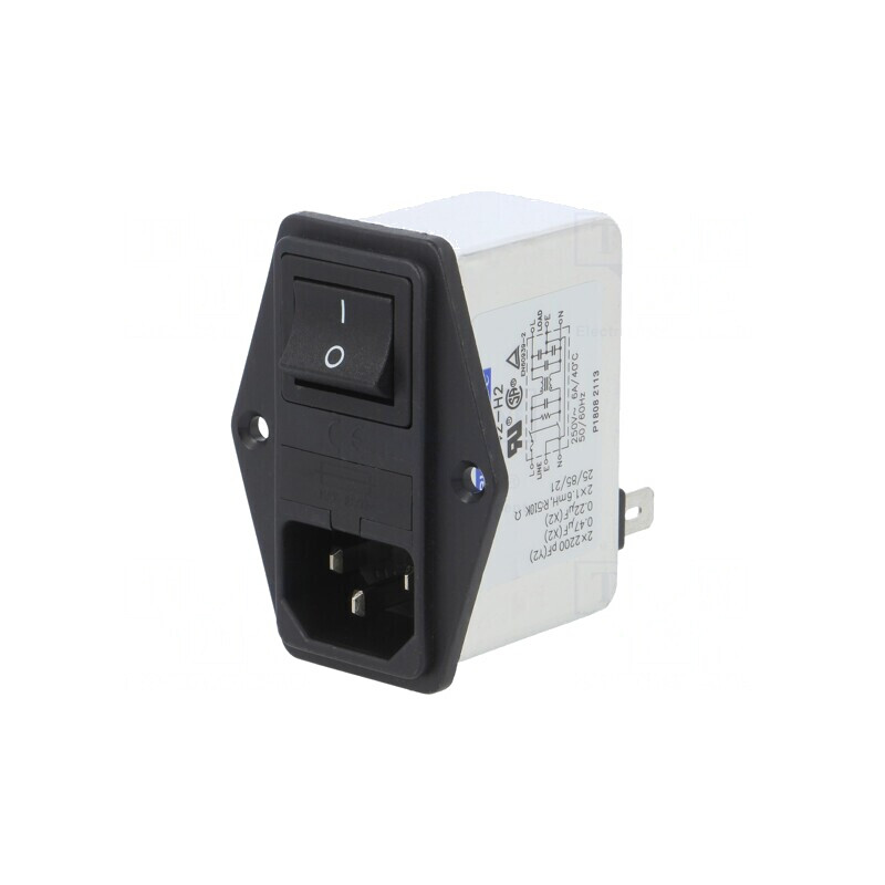 Conector Alimentare AC Soclu Tată 6A 250VAC IEC 60320 RIP0642H2 | Electronic-mag.ro | Componente Electronice Conector Alimentare AC Soclu Tată 6A 250VAC IEC 60320 RIP0642H2 | Electronic-mag.ro | Componente Electronice