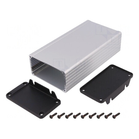 Carcasă cu panou cu lame de fixare 84x160mm IP65 | Electronic-mag.ro | Componente Electronice