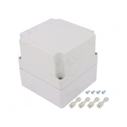 Carcasă Universală Policarbonat 120x120x120mm | Electronic-mag.ro | Componente Electronice