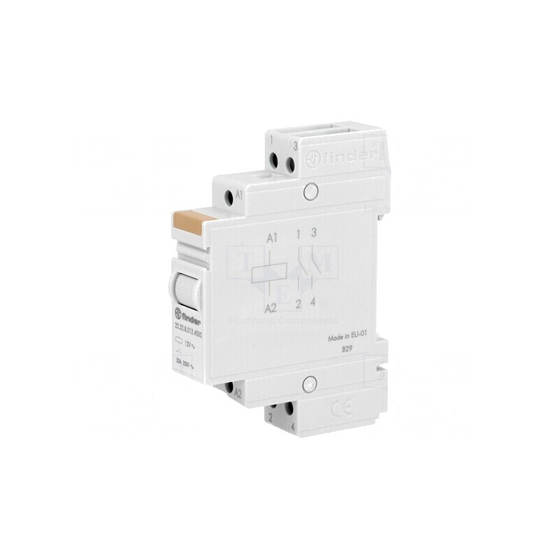 Releu Monostabil NO 12VAC 20A | Electronic-mag.ro | Componente Electronice