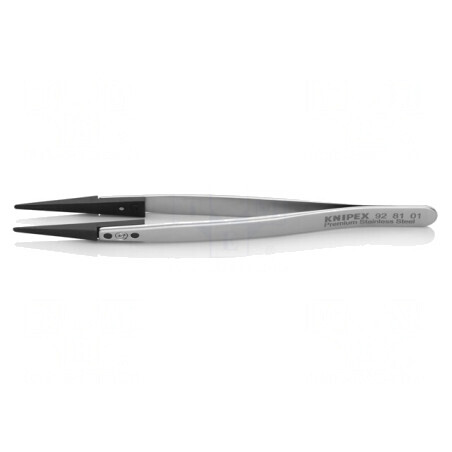 Pensetă ESD Rotunjită 130mm | Electronic-mag.ro | Componente Electronice
