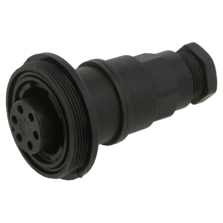 Conector Circular 6 PIN Mufă Mamă Filet Exterior | Electronic-mag.ro | Componente Electronice