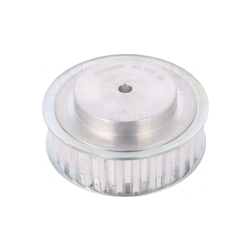 Roată de curea T10 aluminiu 40T 25mm | Electronic-mag.ro | Componente Electronice