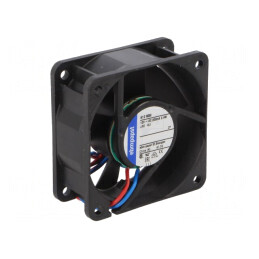 Ventilator axial DC 12V 60x60x25mm 43m3/h 38dBA | Electronic-mag.ro | Componente Electronice