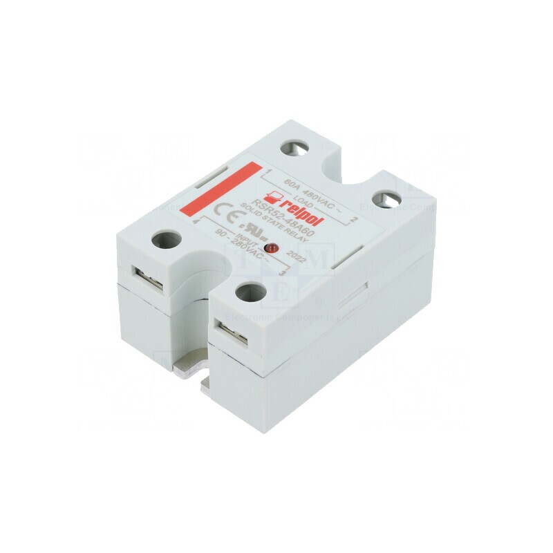 Releu Semiconductor 1-Fazat 60A 48-530VAC | Electronic-mag.ro | Componente Electronice Releu Semiconductor 1-Fazat 60A 48-530VAC | Electronic-mag.ro | Componente Electronice