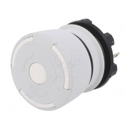 Comutator de siguranță 22mm 2NC Gri Deschis | Electronic-mag.ro | Componente Electronice