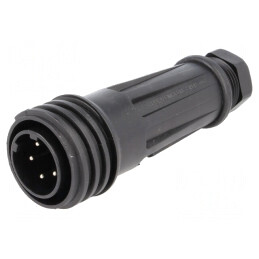 Mufă Circulară 5-Pin Filetată PX0921/05/P | Electronic-mag.ro | Componente Electronice